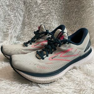 Brooks Womens Glycerin 19 Grey Running Shoes Size 10 B 1203431B110